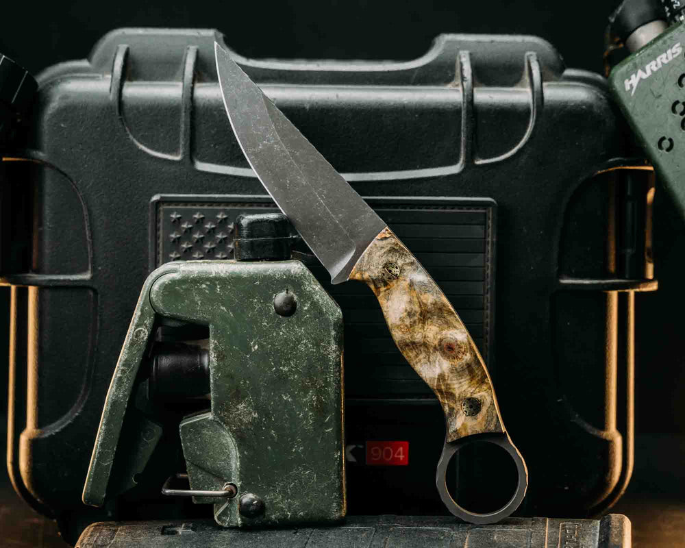 Osoraku 3"- Buckeye, Mosaic Pins, Textured Grip