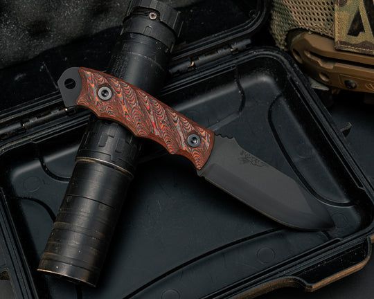 Disaster Jr- Mars Valley Carbon, Armor Black Cerakote, Allen Bolts, Textured Grip