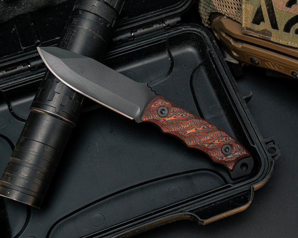 Disaster Jr- Mars Valley Carbon, Armor Black Cerakote, Allen Bolts, Textured Grip