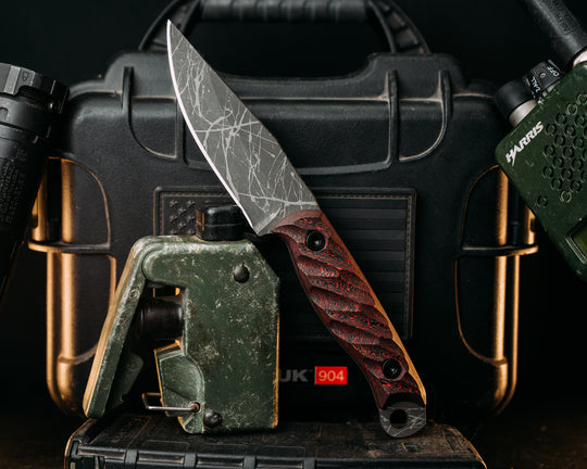 Crow Jr- Lava Flow FAT Carbon, Allen Bolts, Textured Grip