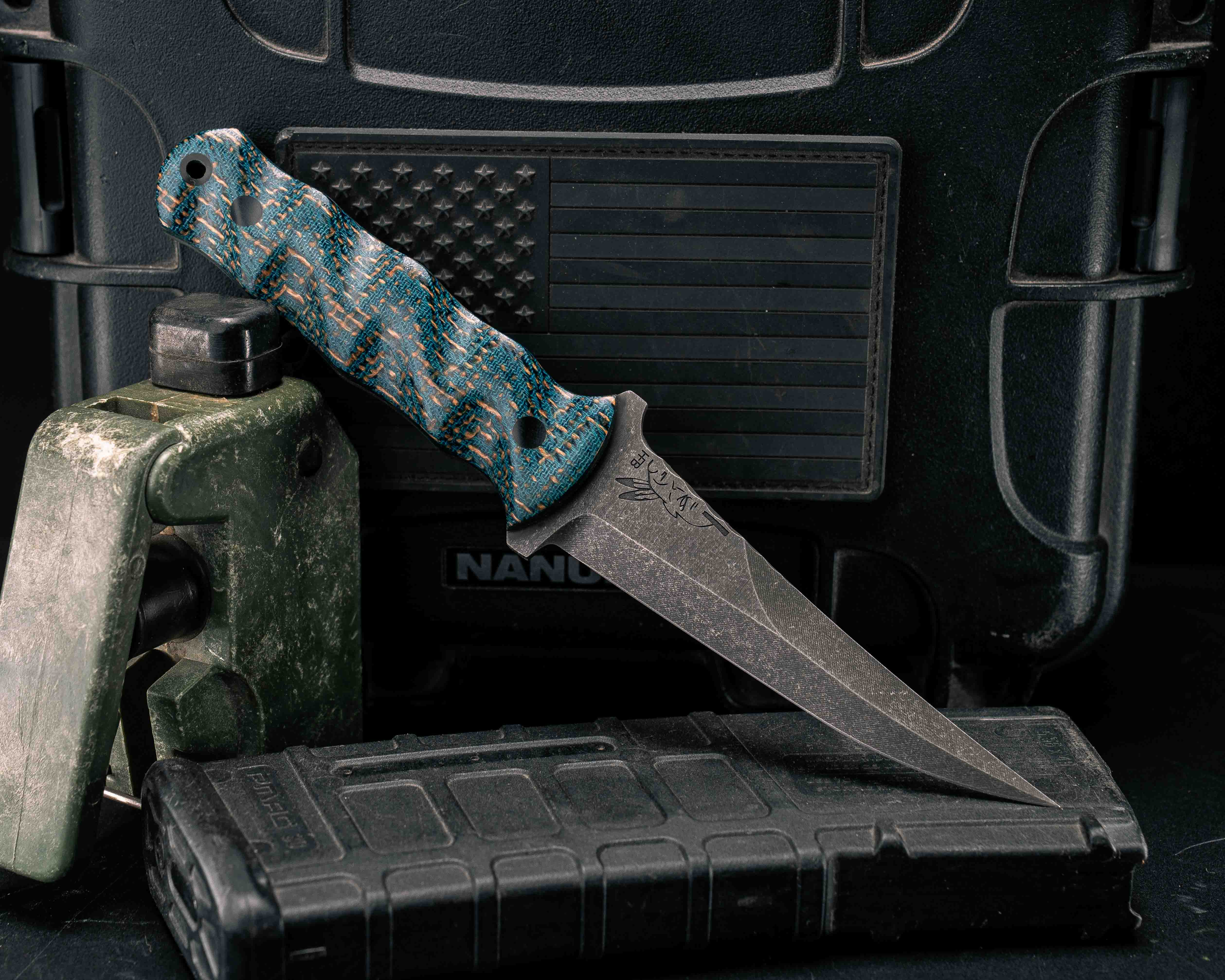 ハーフフェイスブレード　ナイフ　リング　タクティカル　タントー　ネイビーシールズ Navy Seals ネービーシールズ ワンピースタクティカルナイフ・ナイフ