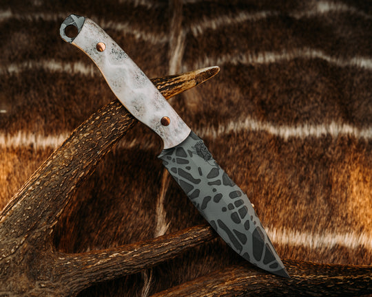 Crow Scout - Mosaic Pins, Mosaic Lanyard, Textured Grip