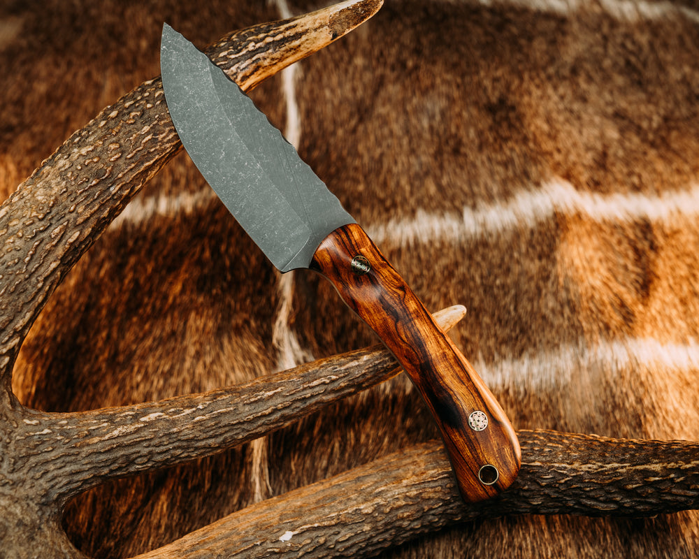 Cav Jr Back Country - Desert Ironwood, Mosaic Pins, Brass Lanyard Pin, Contoured Grip.