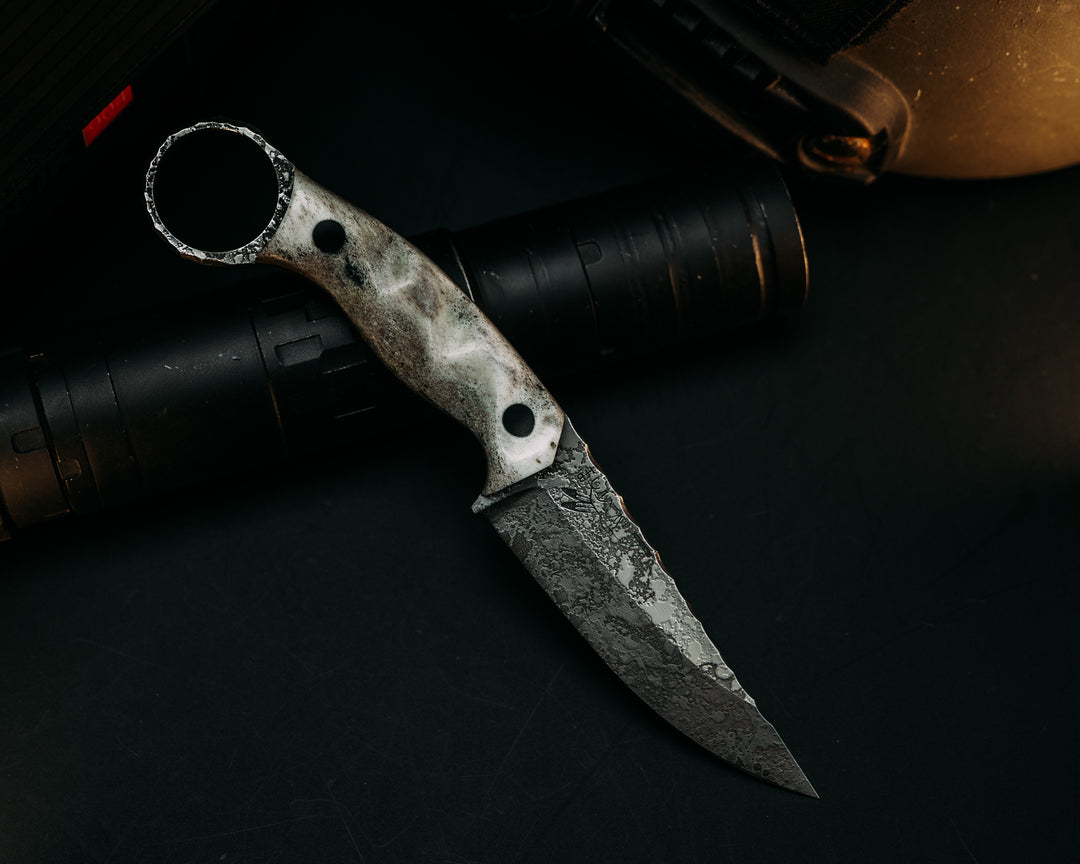 Osoraku 3" Mini - Carbon Fiber Pins, Tetxured Grip.