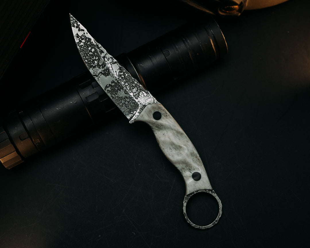Osoraku 3" Mini - Carbon Fiber Pins, Tetxured Grip.