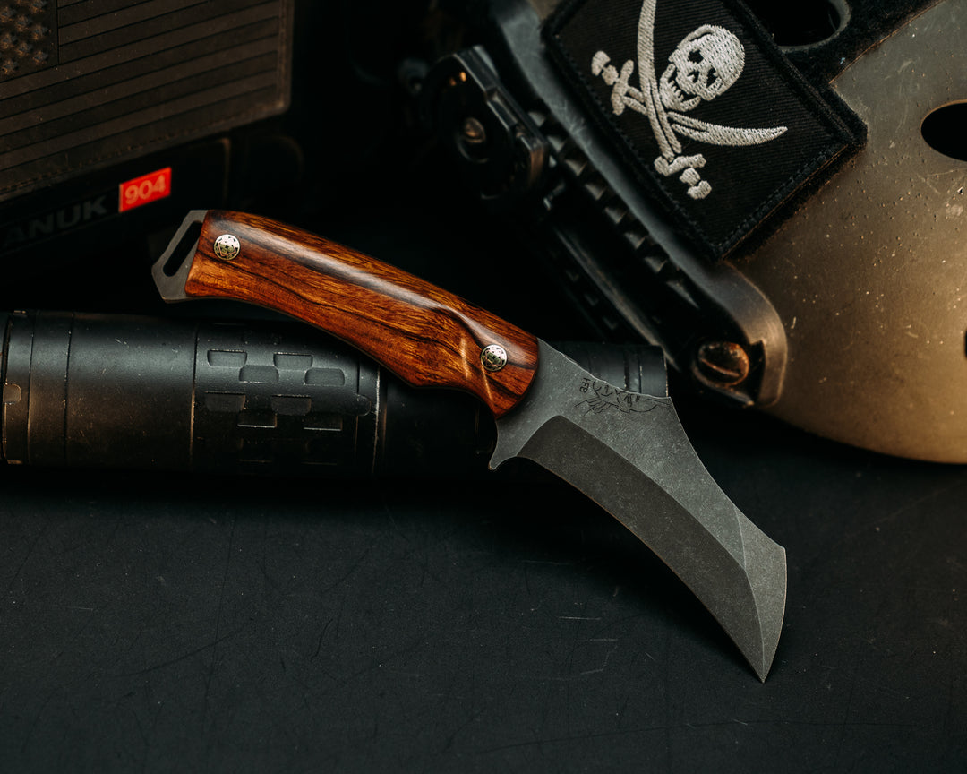 Vulture - Desert Ironwood, Mosaic Pins, Contoured Grip.