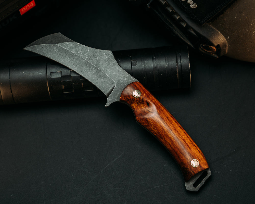 Vulture - Desert Ironwood, Mosaic Pins, Contoured Grip.