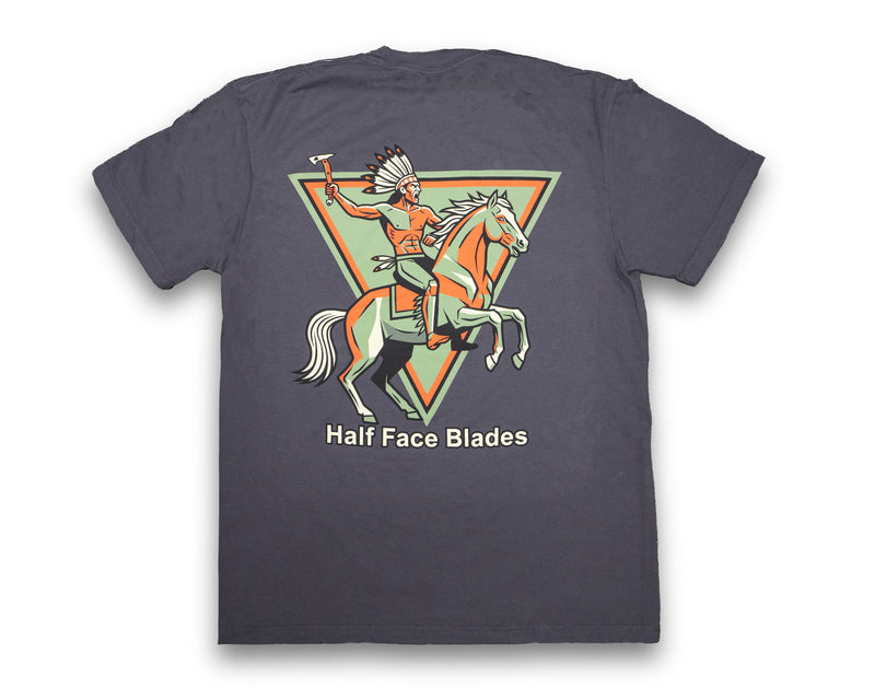 Horse Warrior Gray Tee