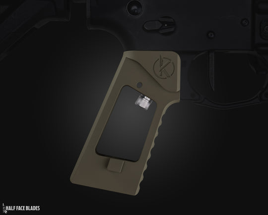 AR REAR HAND GRIP FRAME - AR Style Grip System, Cerakoted Aluminum (Multiple Colors Available)