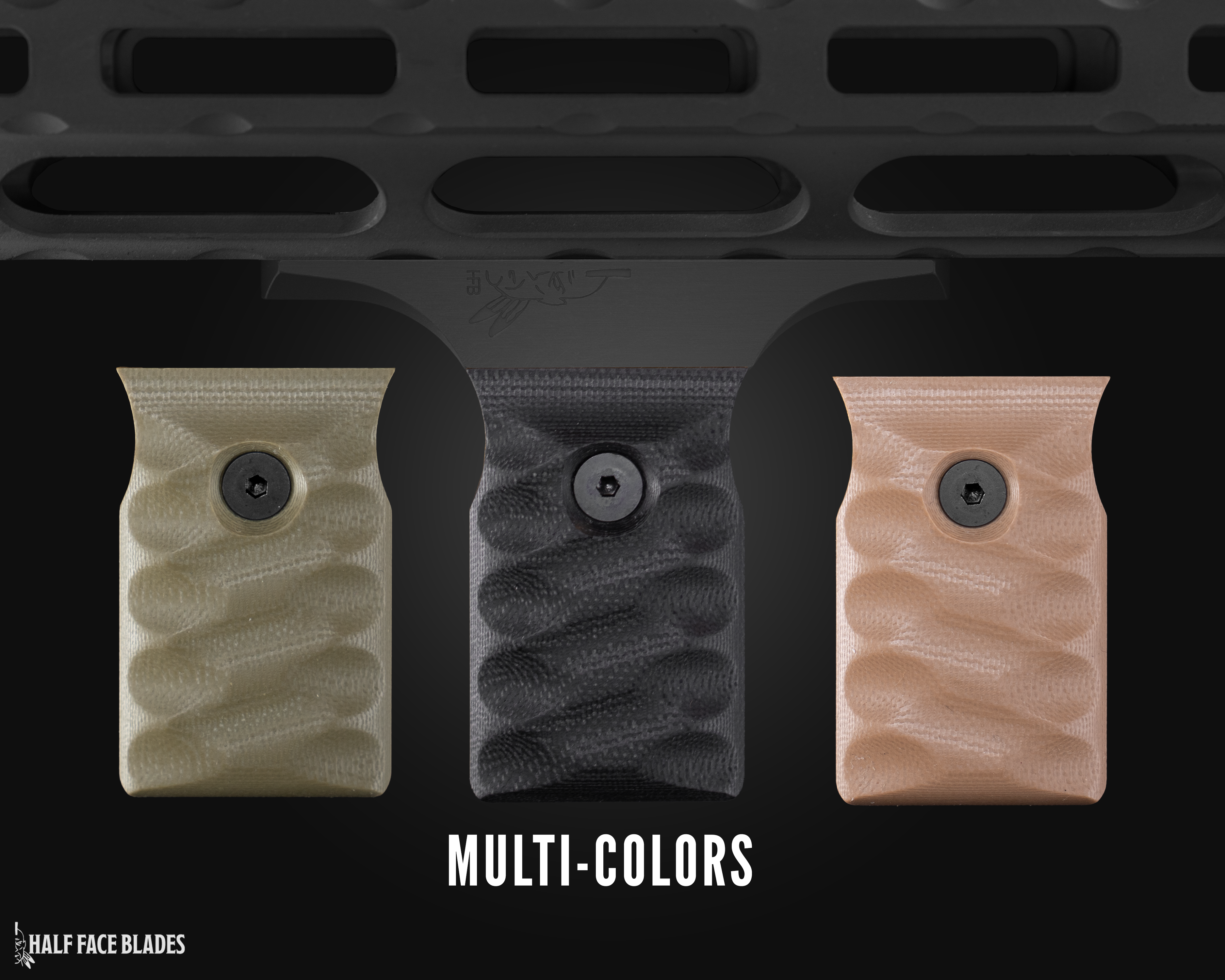 AR foregrip Scales ONLY - HFB x Kinetic M-LOK FORE GRIP (Multi-Colors ...