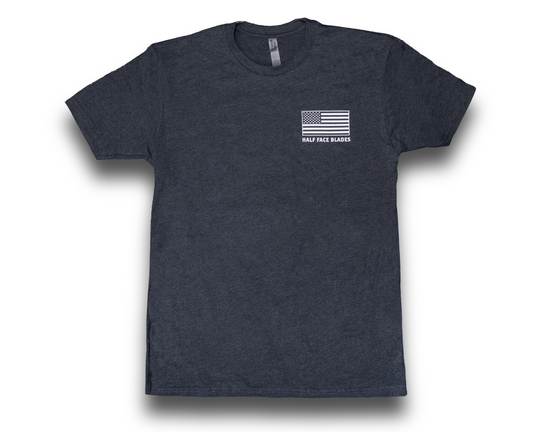 Scalper Tee, Charcoal, American Flag/scalper
