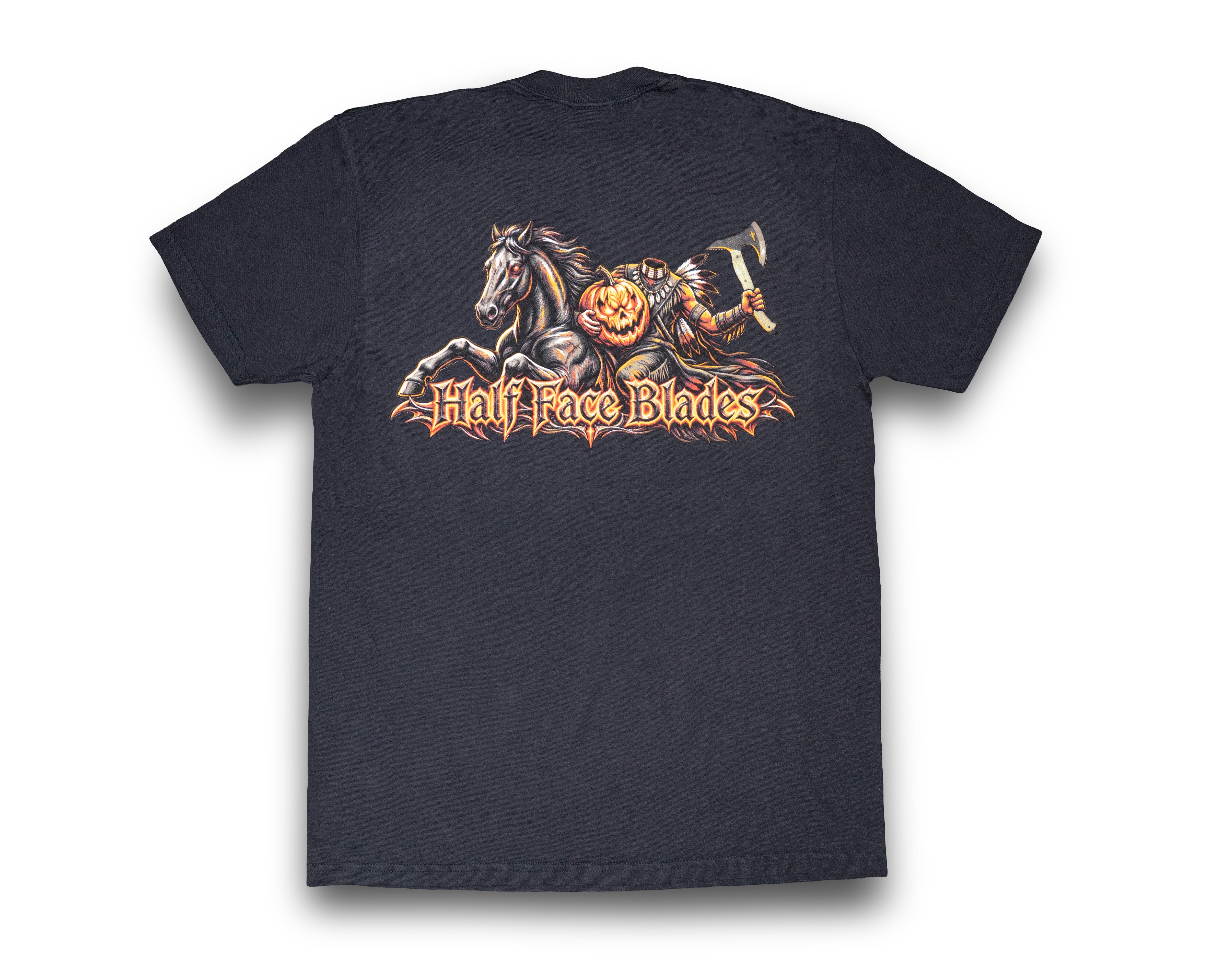 ハロウィン　ジャパンツアー2026ブラックTシャツ　Lサイズ HFB 2026 Halloween Tee – Half Face Blades
