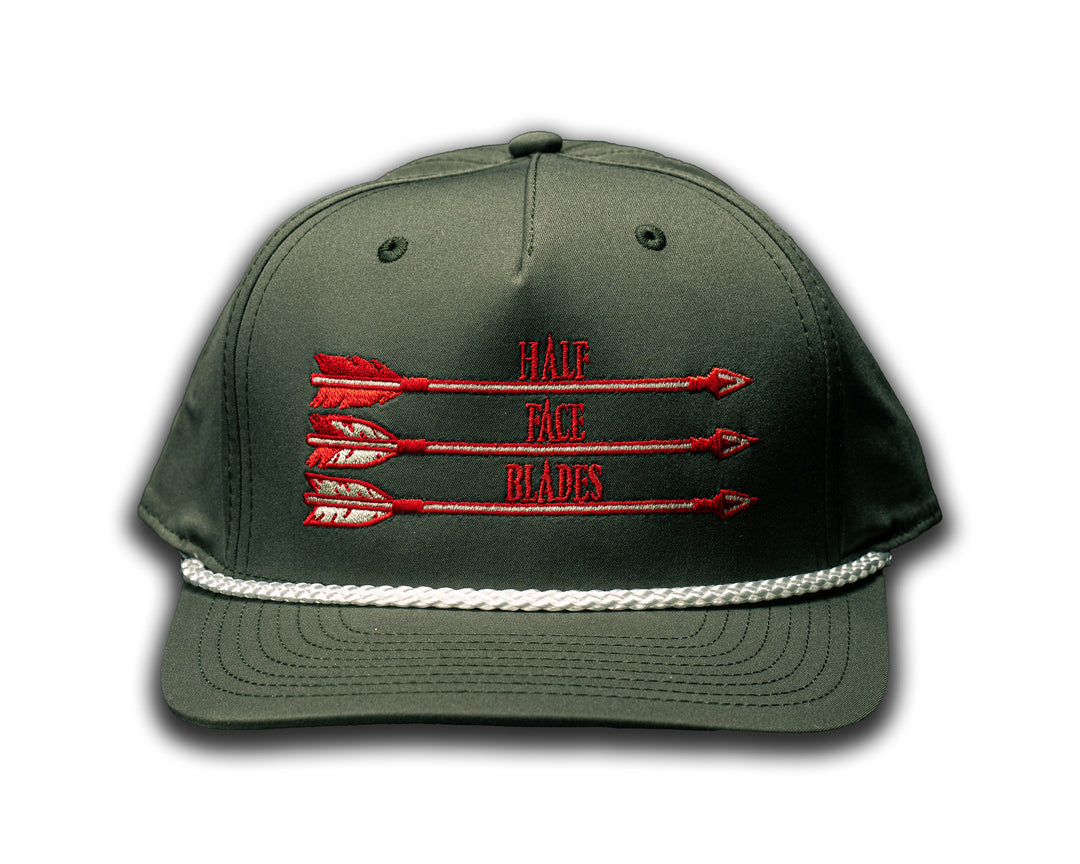 Half Face Blades Water Resistant/Stay Dri 3 Arrows Cap
