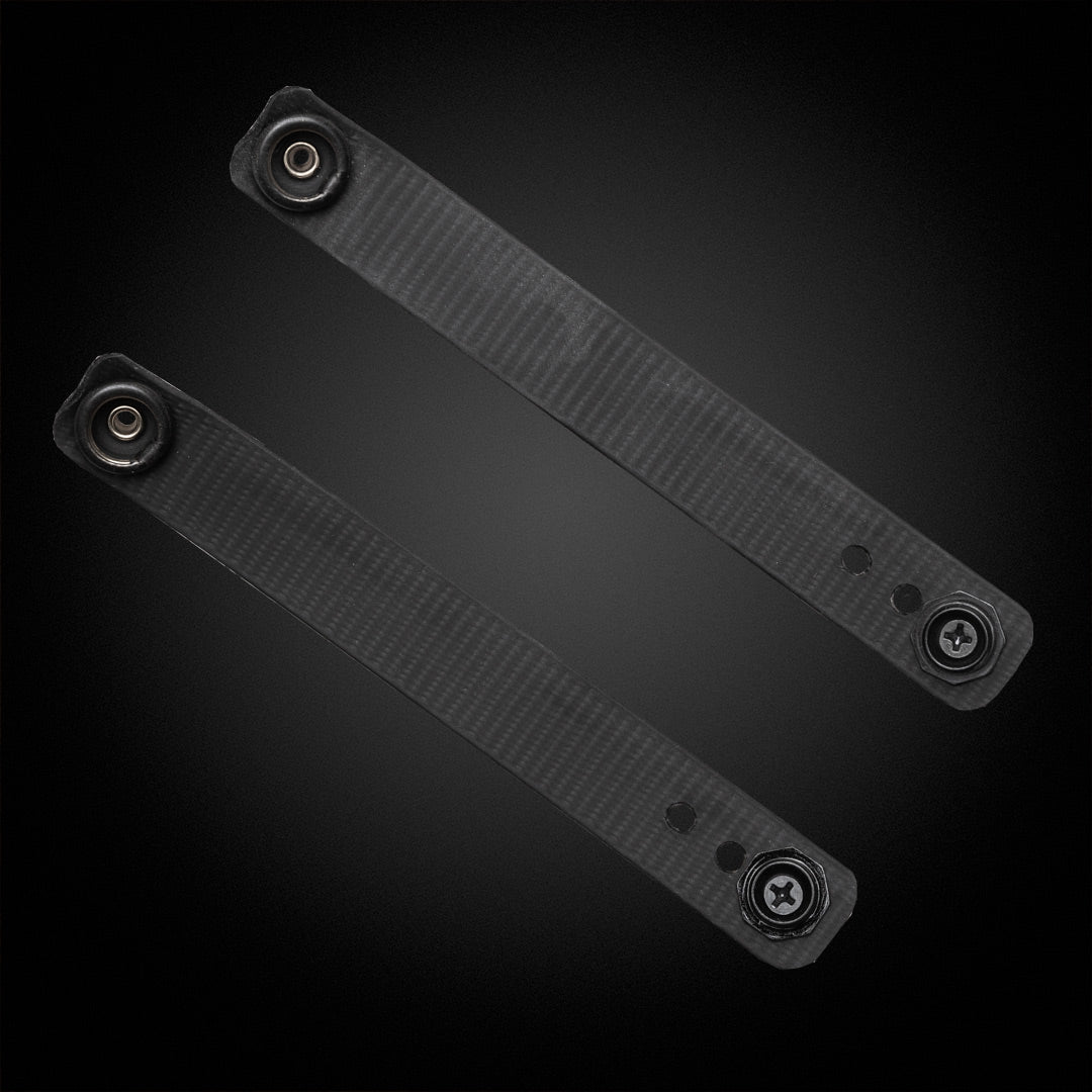 (Horizontal belt loops/carry straps) for kydex sheaths, 2 loops per set,