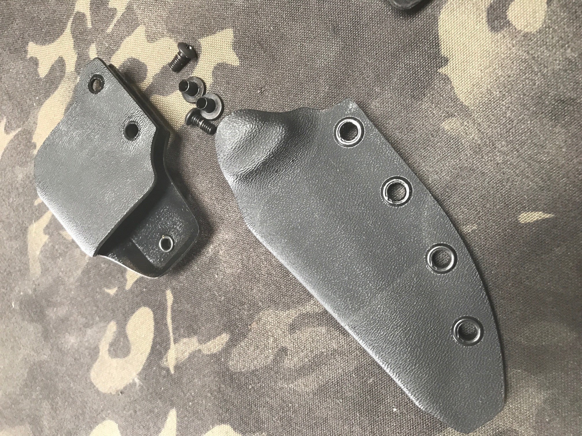 (Horizontal belt loops/carry straps) for kydex sheaths, 2 loops per set,