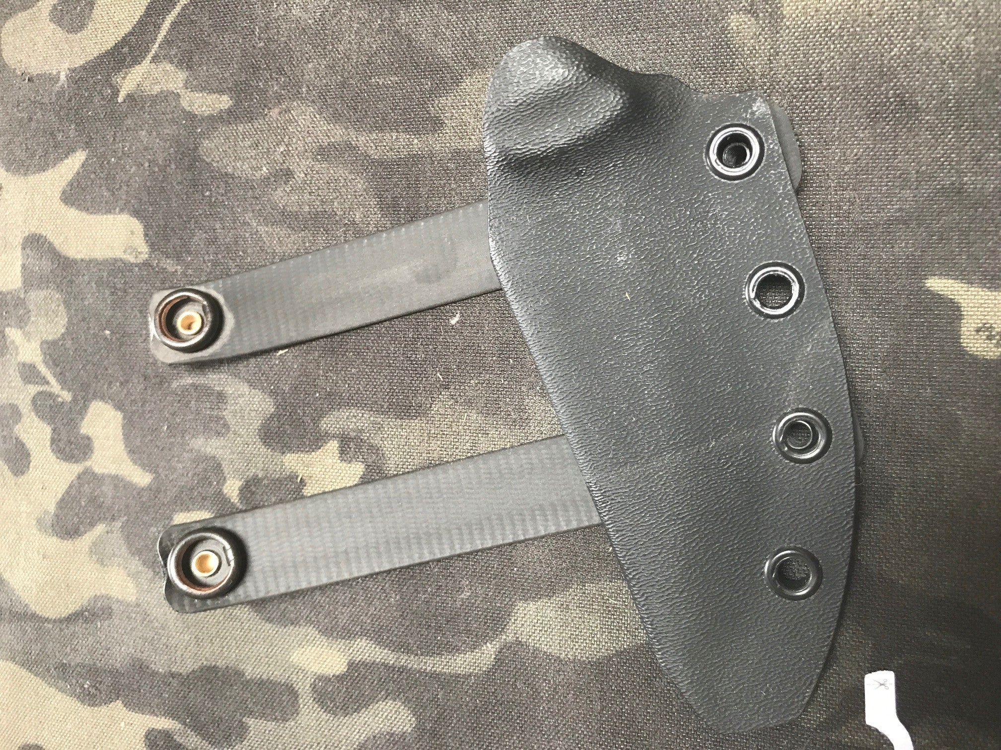 (Horizontal belt loops/carry straps) for kydex sheaths, 2 loops per set,