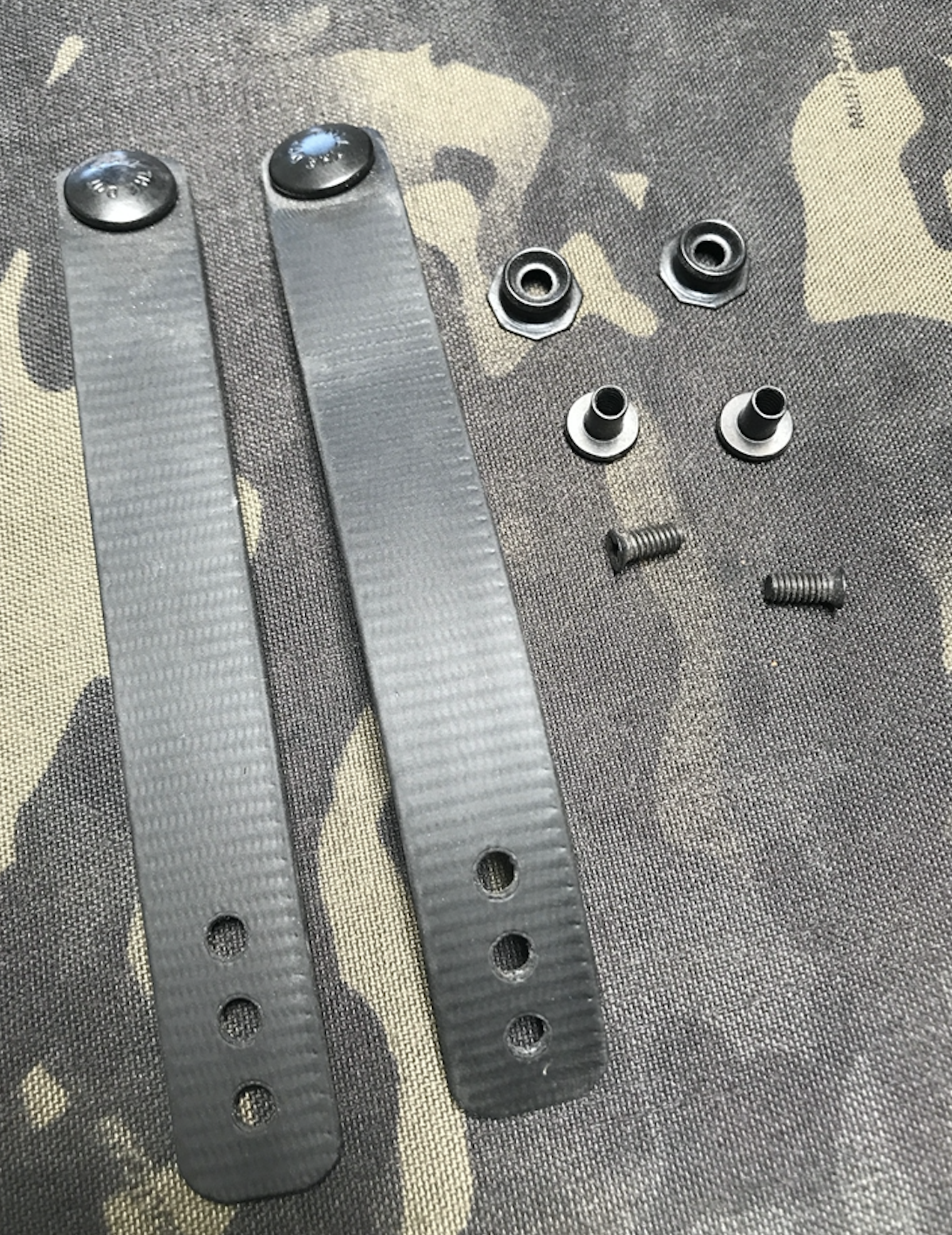 (Horizontal belt loops/carry straps) for kydex sheaths, 2 loops per set,